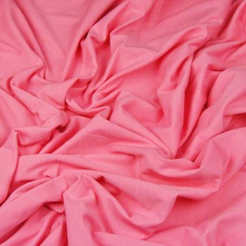 Dzianina bawełniana Jersey jednokolorowa różowa - ANTEX