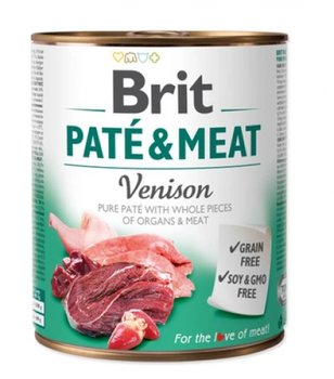 Dziczyzna BRIT Pate&Meat Venison, 800 g - Brit