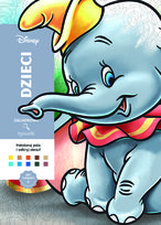 Dzieci. Kolorowanka antystresowa Disney. Zagadkowe rysunki