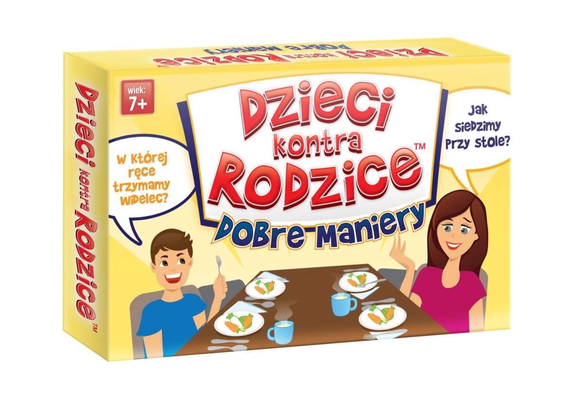 Dzieci kontra rodzice: Dobre maniery, gra edukacyjna, Kangur