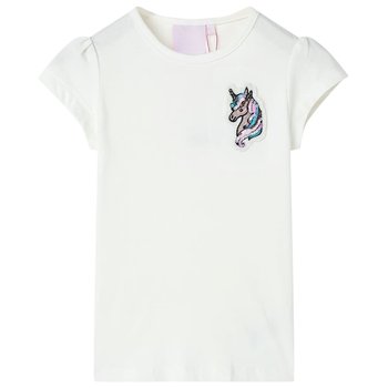 Dziecięca koszulka jednorożec 140 ecru 9-10 lat - Inna marka
