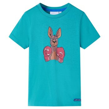 Dziecięca koszulka kangur 128, ciemna mięta, 100% - Zakito Europe
