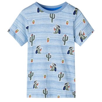 Dziecięca koszulka Krokodyl 92 niebieska 100% bawe - Inna marka