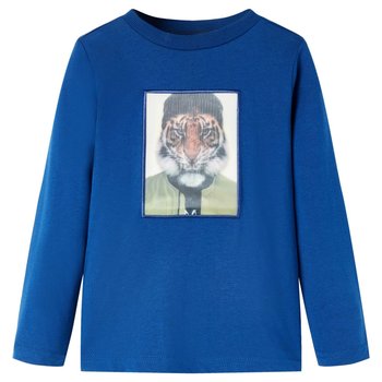 Dziecięca koszulka tygrys ciemnoniebieska 128 - Zakito Europe
