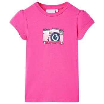Dziecięca koszulka z aparatem - 116 (5-6 lat), róż - Inna marka