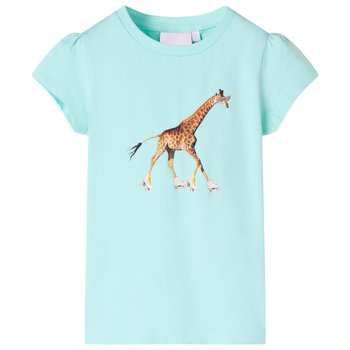 Dziecięca koszulka żyrafka 128 (7-8 lat) błękitna - Zakito Europe