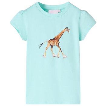 Dziecięca koszulka żyrafy 140, błękit, 95% bawełna - Zakito Europe