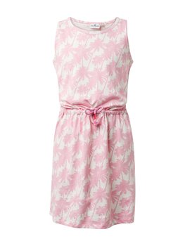 Dziecięca różowa sukienka z wakacyjnym motywem Tom Tailor - Tom Tailor