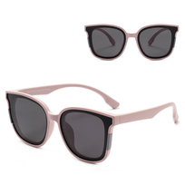 Dziecięce 4-7 lat gumowe okulary przeciwsłoneczne polaryzacyjne POL-JR-60B fioletowe