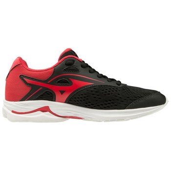 Dziecięce buty do biegania Mizuno Wave Rider 23 Jr. | CZERWONO-CZARNE 33 - Mizuno