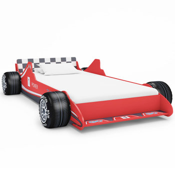 Dziecięce łóżko wyścigowe czerwone 90x200 cm - Inna marka