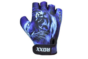 Dziecięce rękawiczki rowerowe Roxx Kids Cycling Gloves Gel Padded | BLUE TIGER XXS - ROXX