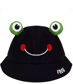 Dziecięcy kapelusz głęboka czapka żabka oczka - Agrafka