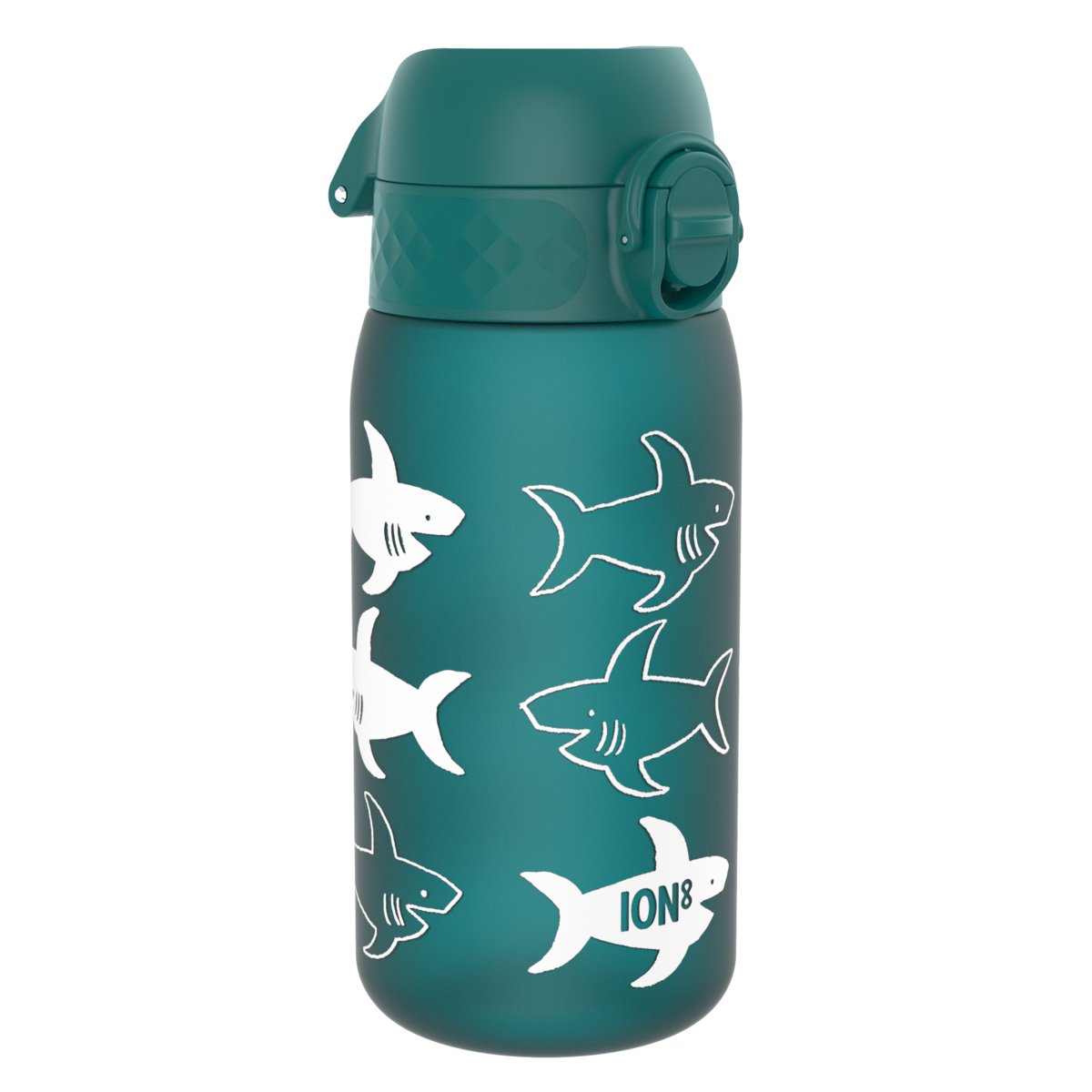 Фото - Фляга Dziecięcy mały i szczelny bidon na wodę ION8 BPA Free rekiny 0,4 l
