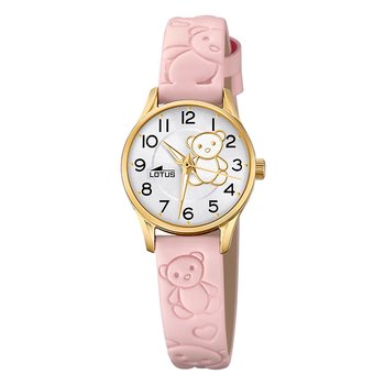 Dziecięcy zegarek Lotus młodzieżowy skórzany różowy zegarek na rękę Lotus Junior UL18574/G - Lotus