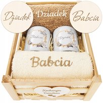 Dzień Babci I Dziadka Koszt Prezentowy dla Dziadków RĘCZNIKI KUBKI sw db