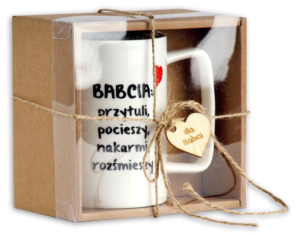 Kubek Dzien Babci I Dziadka Dzień Babci i Dziadka, Kubek Babcia przytuli, 400 ml - Empik | Sklep