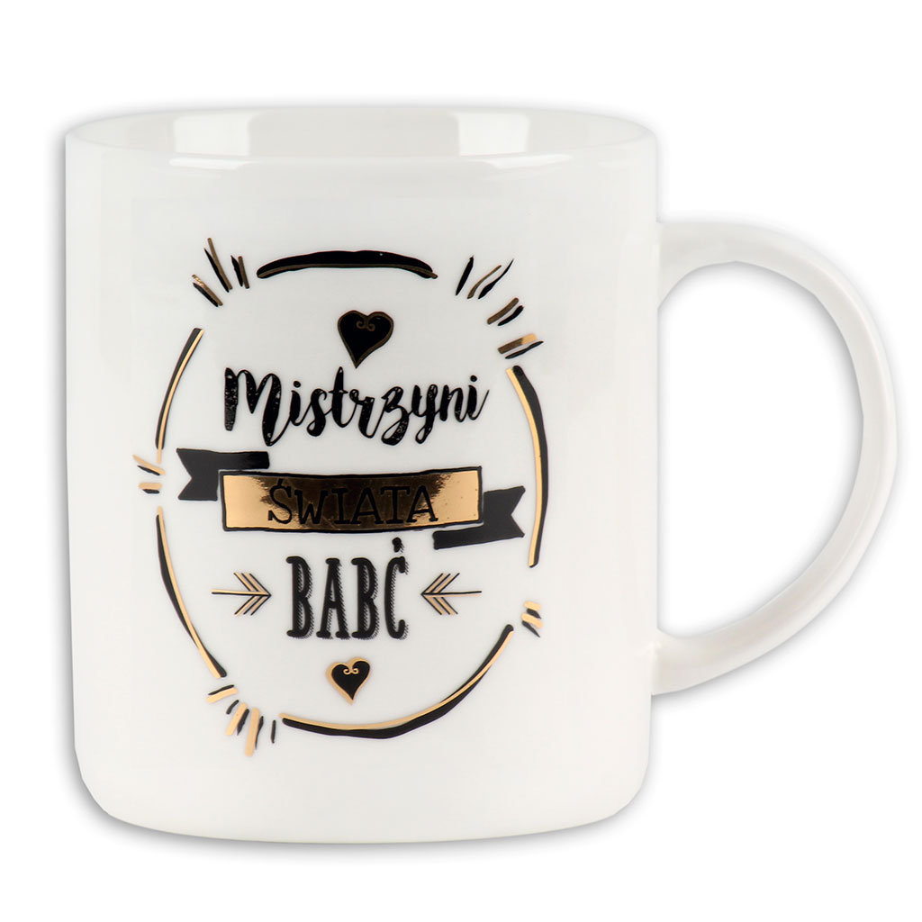 Kubek Dzien Babci I Dziadka Dzień Babci i Dziadka, Kubek Mistrzyni świata babć, 420 ml - Empik
