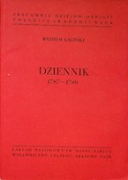Dziennik 1787 - 1788 Opracowanie zbiorowe