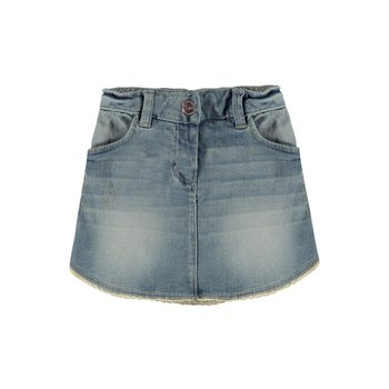 Dziewczęca spódniczka jeansowa, niebieski, rozmiar 104 - Kanz