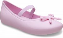 Dziewczęce Balerinki Baletki Półbuty Crocs Brooklyn Bow 210136 Flat 37-38