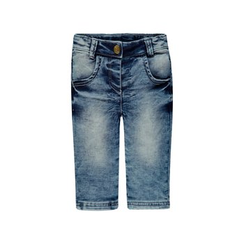 Dziewczęce spodnie jeansowe, niebieski, rozmiar 62 - Kanz