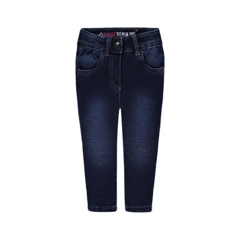 Dziewczęce spodnie jeansowe, niebieski, rozmiar 98 - Kanz