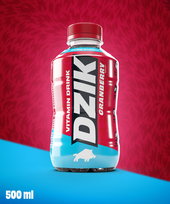DZIK® VITAMIN DRINK CRANBERRY - 500 ML Inna marka
