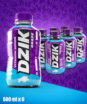 DZIK® VITAMIN DRINK GRAPE - 500 ML x 6 SZT. Inna marka
