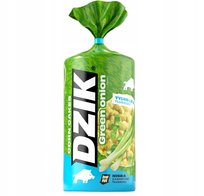 DZIK WAFLE KUKURYDZIANE LOW FAT - ZIELONA CEBULKA 120g WK Dzik