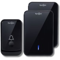 DZWONEK BEZPRZEWODOWY BATERYJNY DO DRZWI DO FURTKI NA BATERIE 2 ODBIORNIKI