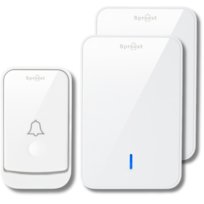 DZWONEK BEZPRZEWODOWY BATERYJNY DO DRZWI DO FURTKI NA BATERIE 2 ODBIORNIKI