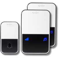 DZWONEK BEZPRZEWODOWY DO DRZWI DO FURTKI NA BATERIE WODOODPORNY 2 ODBIONIKI