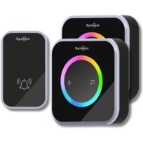 DZWONEK BEZPRZEWODOWY DO DRZWI DO FURTKI NA BATERIE WODOODPORNY 2 ODBIONIKI