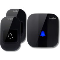 DZWONEK BEZPRZEWODOWY DO DRZWI DO FURTKI NA BATERIE WODOODPORNY 2 PRZYCISKI