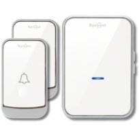 DZWONEK BEZPRZEWODOWY DO DRZWI DO FURTKI NA BATERIE WODOODPORNY 2 PRZYCISKI