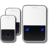 DZWONEK BEZPRZEWODOWY DO DRZWI DO FURTKI NA BATERIE WODOODPORNY 2 PRZYCISKI