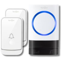 DZWONEK BEZPRZEWODOWY DO DRZWI DO FURTKI NA BATERIE WODOODPORNY 2 PRZYCISKI