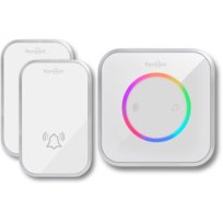 DZWONEK BEZPRZEWODOWY DO DRZWI DO FURTKI NA BATERIE WODOODPORNY 2 PRZYCISKI