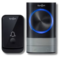 DZWONEK BEZPRZEWODOWY DO DRZWI DO FURTKI NA BATERIE WODOODPORNY ZEWNĘTRZNY