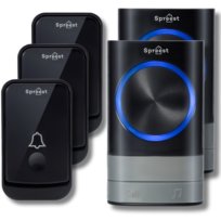 DZWONEK BEZPRZEWODOWY DO DRZWI DO FURTKI NA BATERIE WODOODPORNY ZEWNĘTRZNY