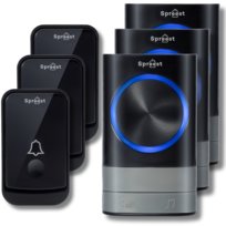 DZWONEK BEZPRZEWODOWY DO DRZWI DO FURTKI NA BATERIE WODOODPORNY ZEWNĘTRZNY