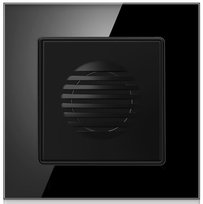 DZWONEK PRZEWODOWY DO DRZWI FURTKI SIECIOWY CZARNY 230V BIM BAM ODBIORNIK