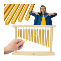 DZWONKI WIETRZNE ALUMINIOWE CHIMES 20 TONÓW PAŁECZKA DREWNIANY STELAŻ V-Tone