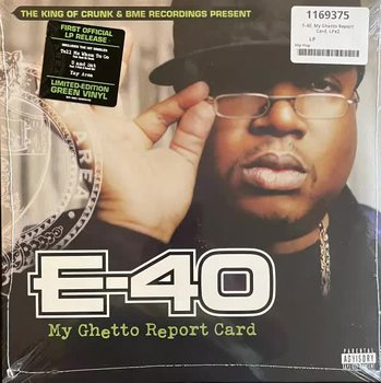 E-40: My Ghetto Report Card Coloured Neon Green Vinyl Limited Edition CLR, LTD, płyta winylowa - E-40, Unknown