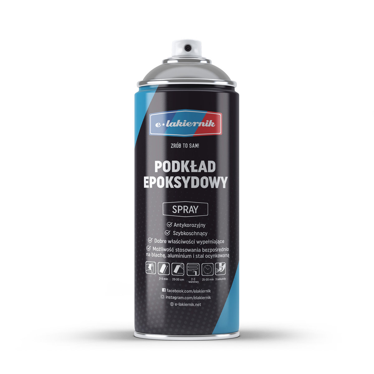 E-lakiernik PODKŁAD EPOKSYDOWY SPRAY 400ml ANTYKOROZYJNY - E-lakiernik ...