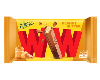 E.Wedel, wafelek WW z nadzieniem peanut butter, 47 g - E. Wedel