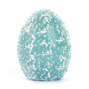 Easter, Figurka jajko, króliki, miętowo-biała - Empik