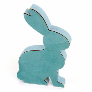 Easter, Figurka, królik, jasnoniebieska - Empik