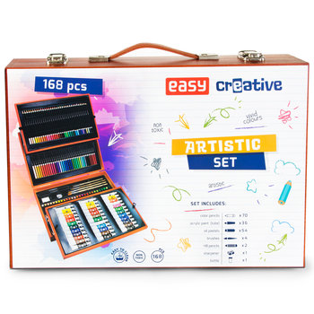 Easy Creative, Zestaw artystyczny, 168 elementów - Easy
